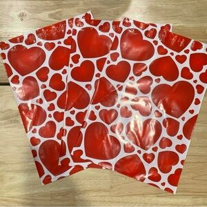 10x13 (20)Heart Patterned Polymailers